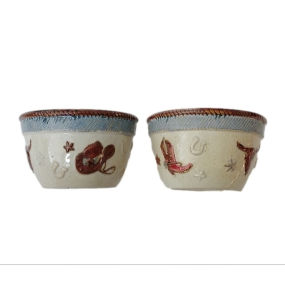 Canyon Ranch Collection Cereal Bowls 4.5" tall, Set of 2 - Picture 1 of 9